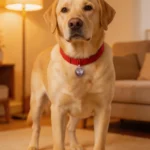 Large dog with Spiritual Embrace Orb